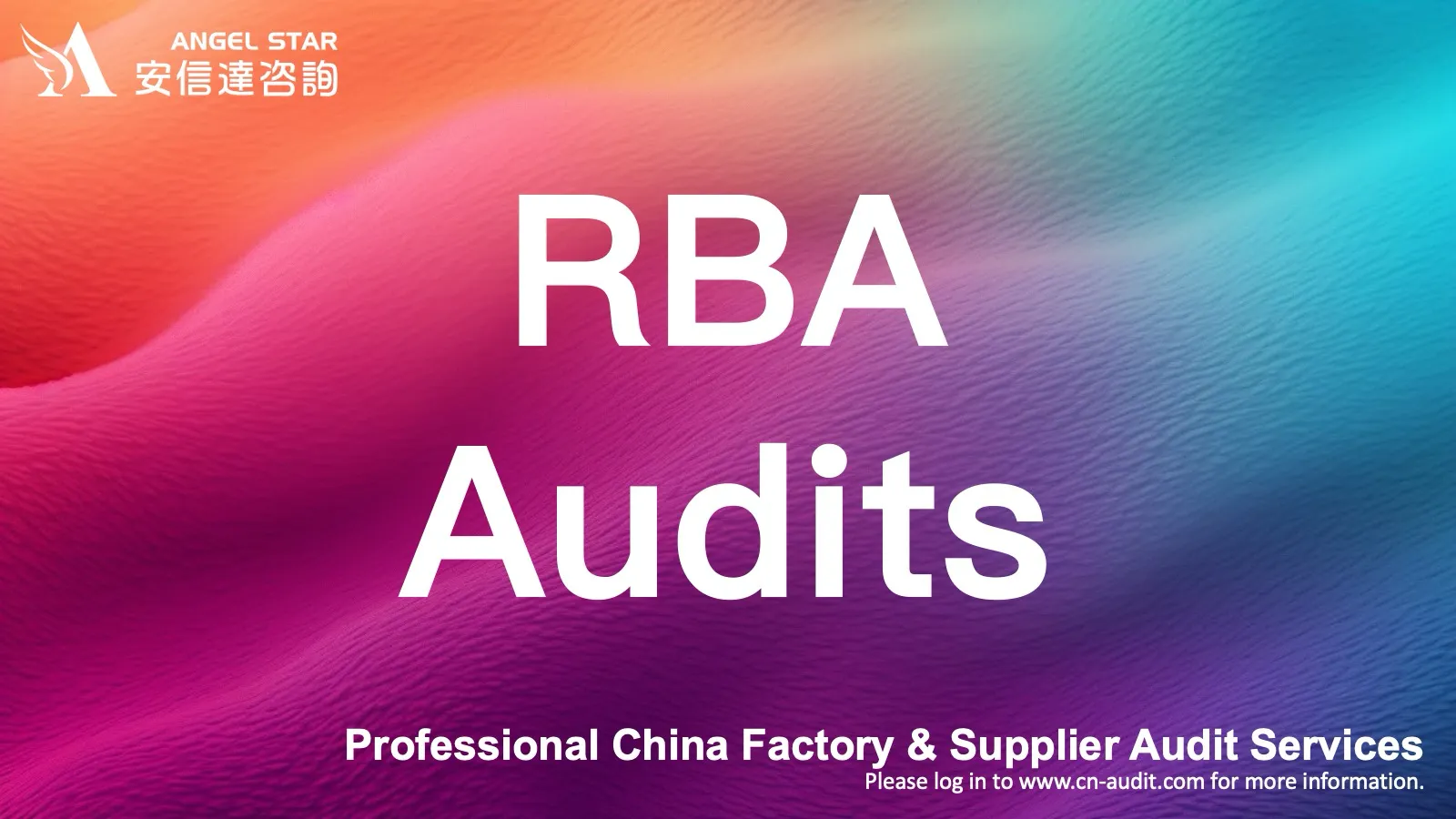 RBA social & environmental responsibility audits for Chinese factories & suppliers - meet global electronics supply chain standards